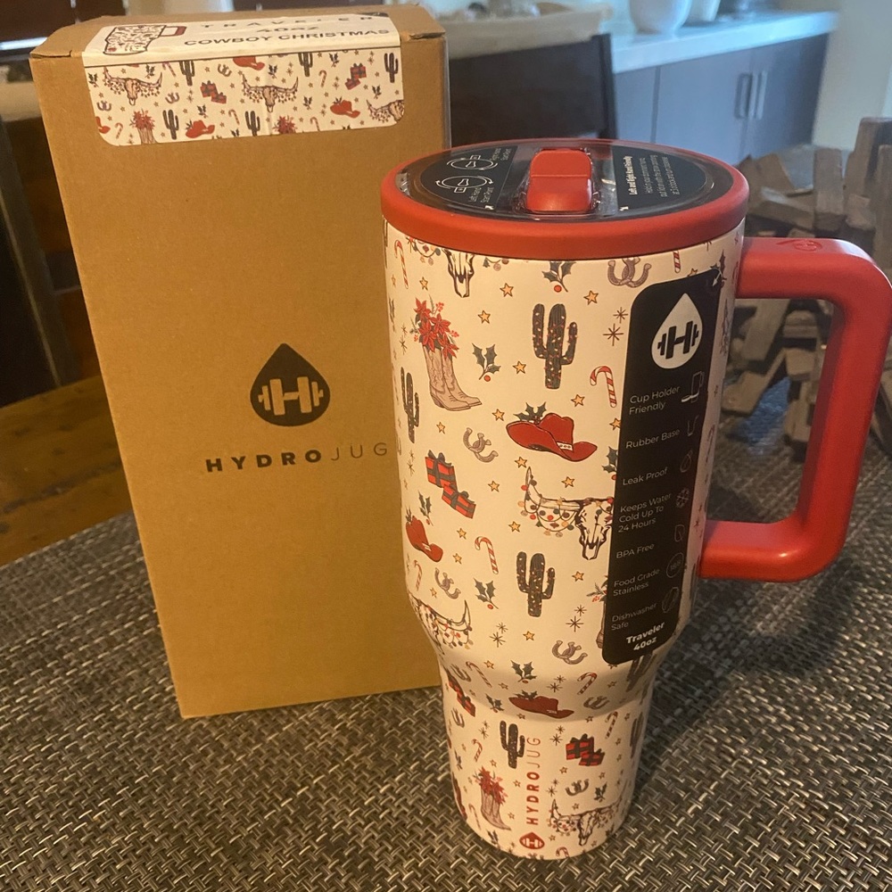 HydroJug 40oz Cowboy Christmas 🤠